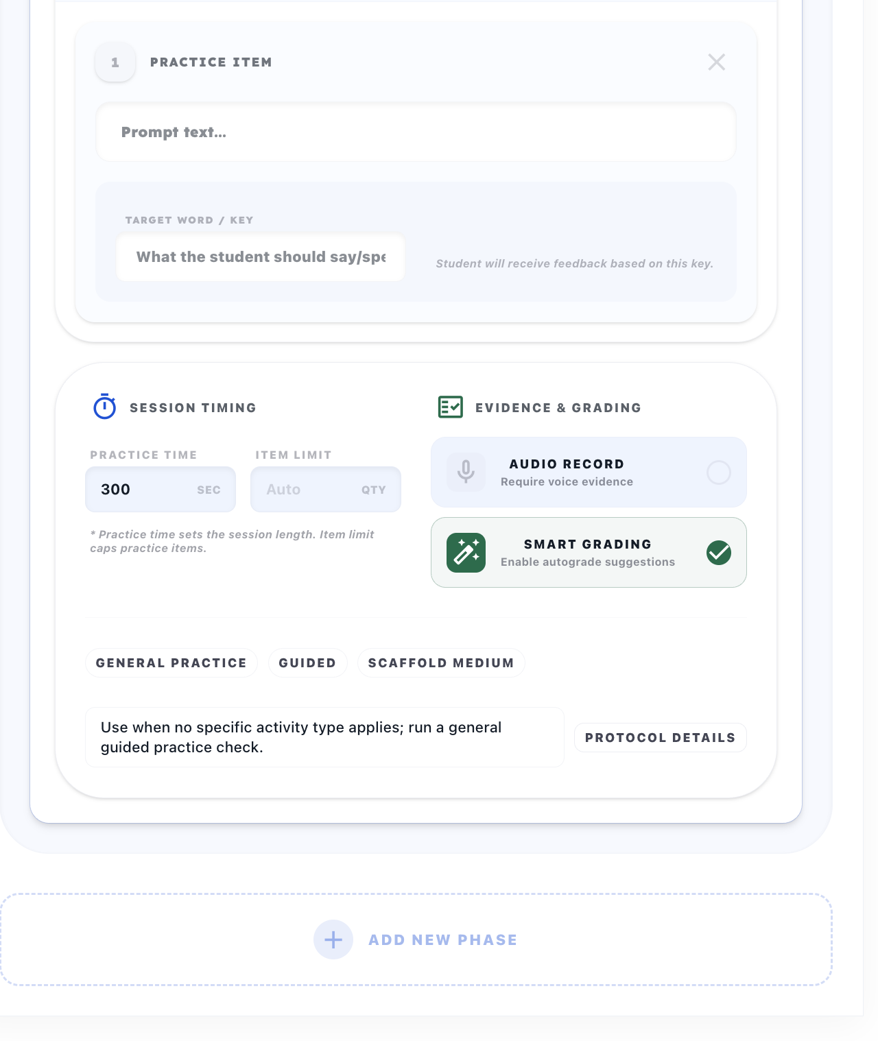 Instructional protocol setup (part 2)